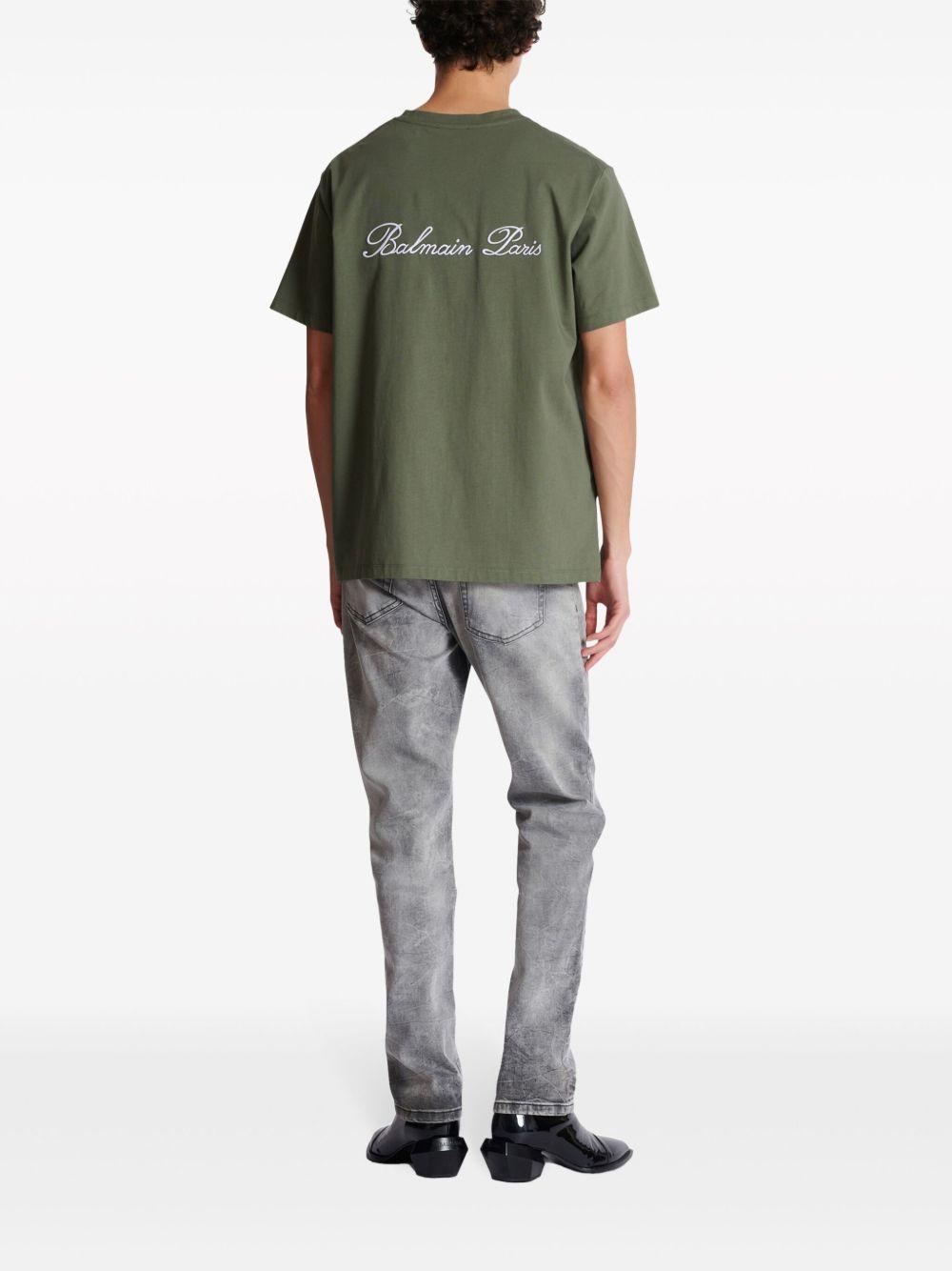 Balmain Signature cotton T-shirt Product Image