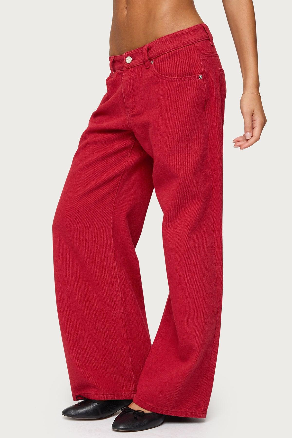 Petite Roman Low Rise Baggy Jeans Product Image