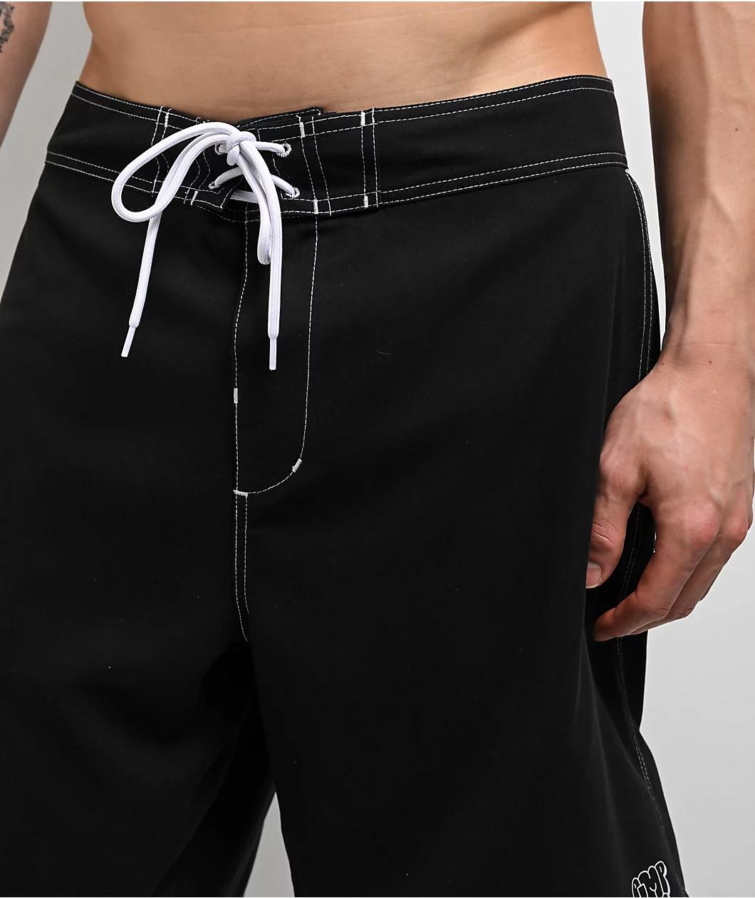 Empyre Rail Star Black Cargo Board Shorts Product Image