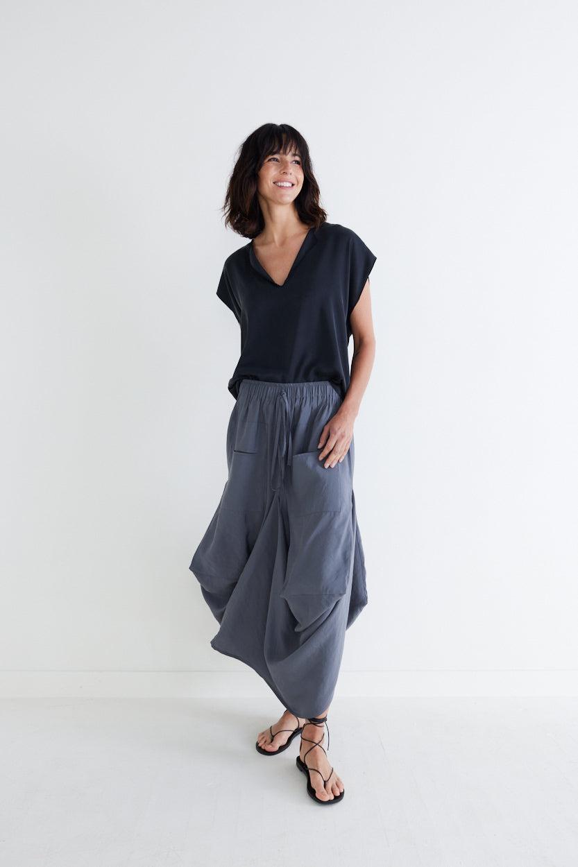 The Light Poplin Go-To Skirt Product Image