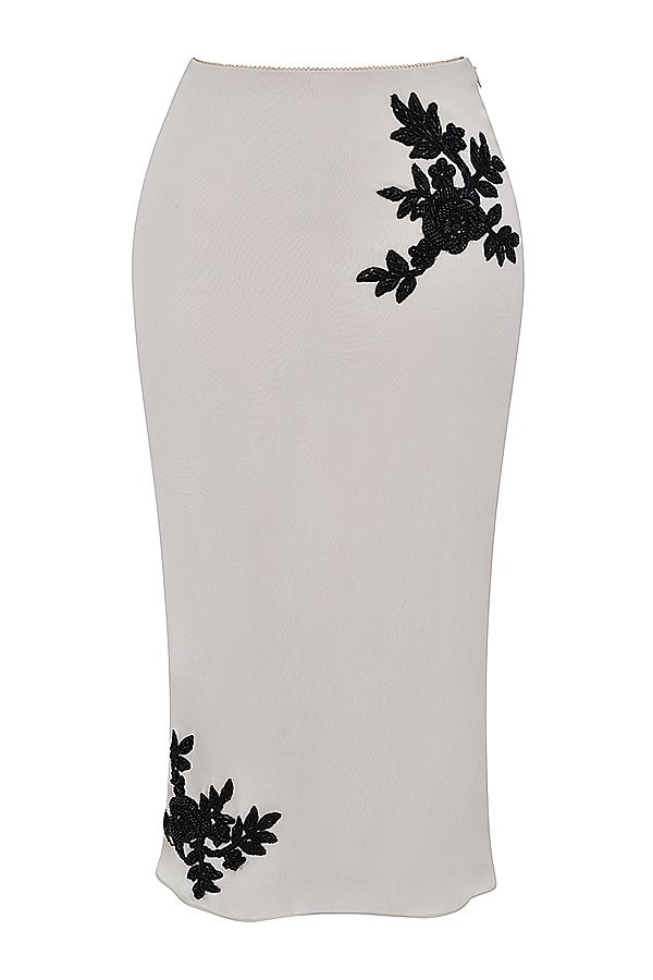 Chantal  champagne satin top Product Image