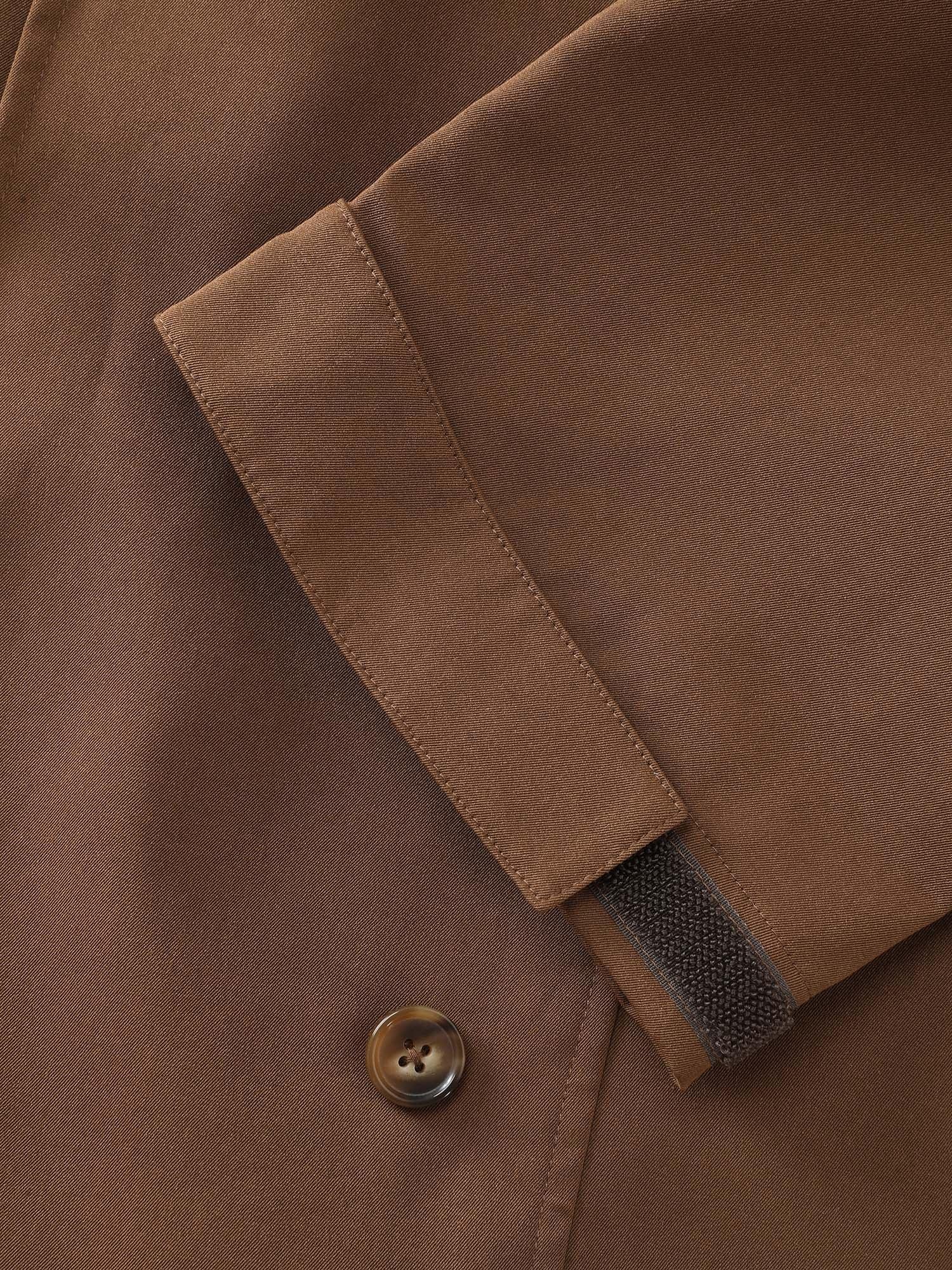 Double Button Belted Trench Coat Female Product Image