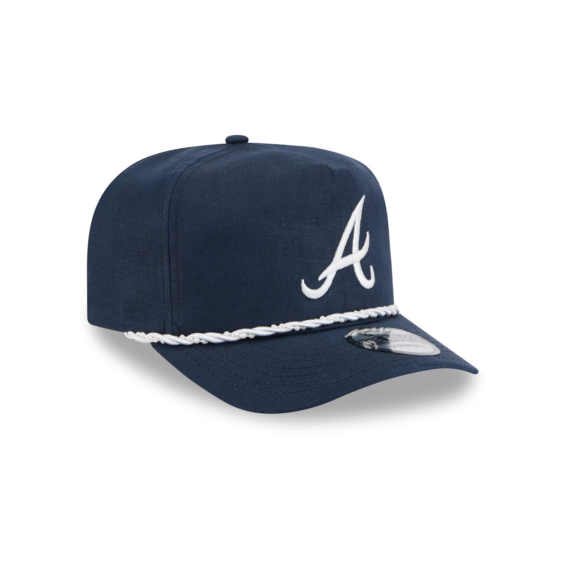 Atlanta Braves Pearl Rope Golfer Hat Male Product Image