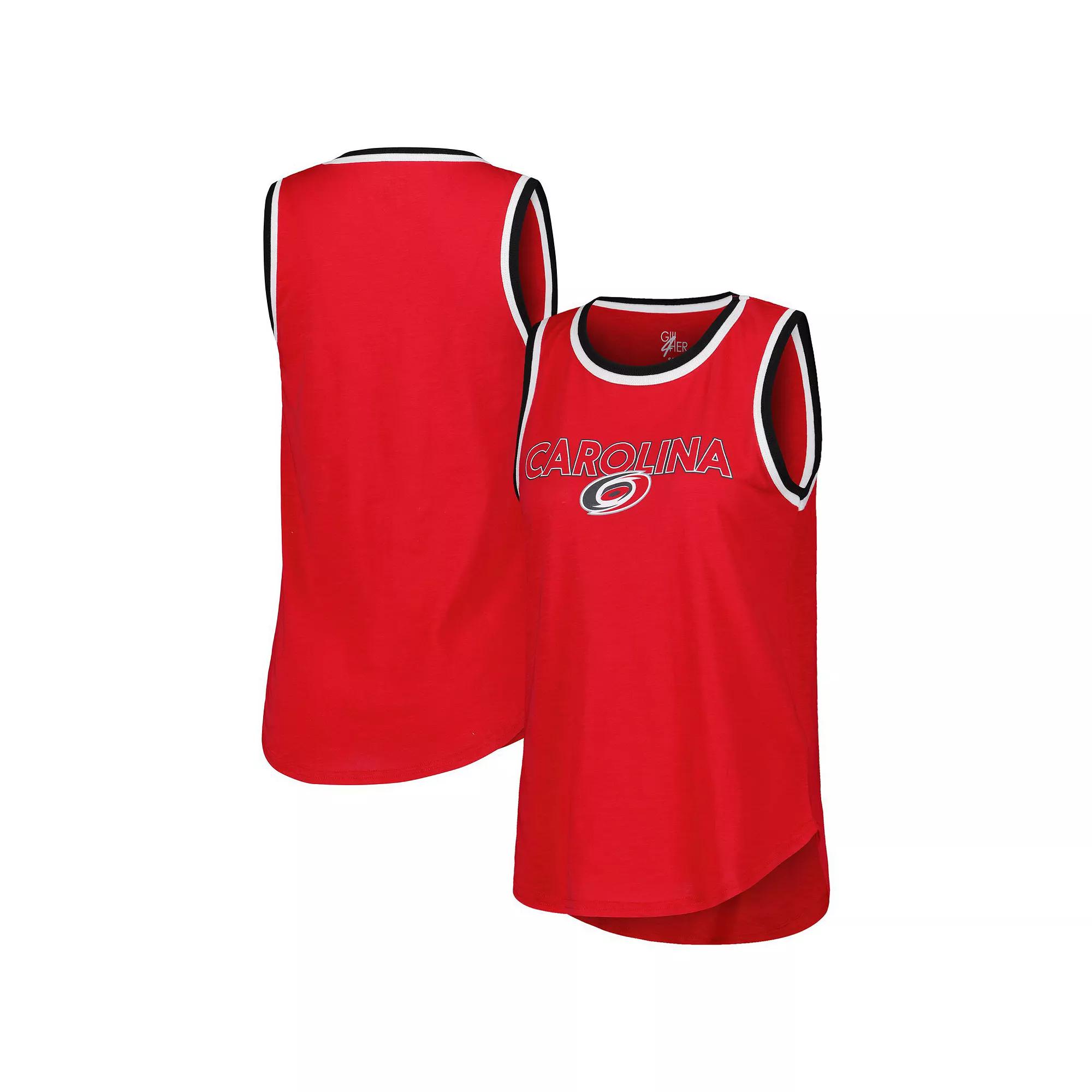 Women's G-III 4Her by Carl Banks Red Carolina Hurricanes Strategy Tank Top, Size: XL Product Image