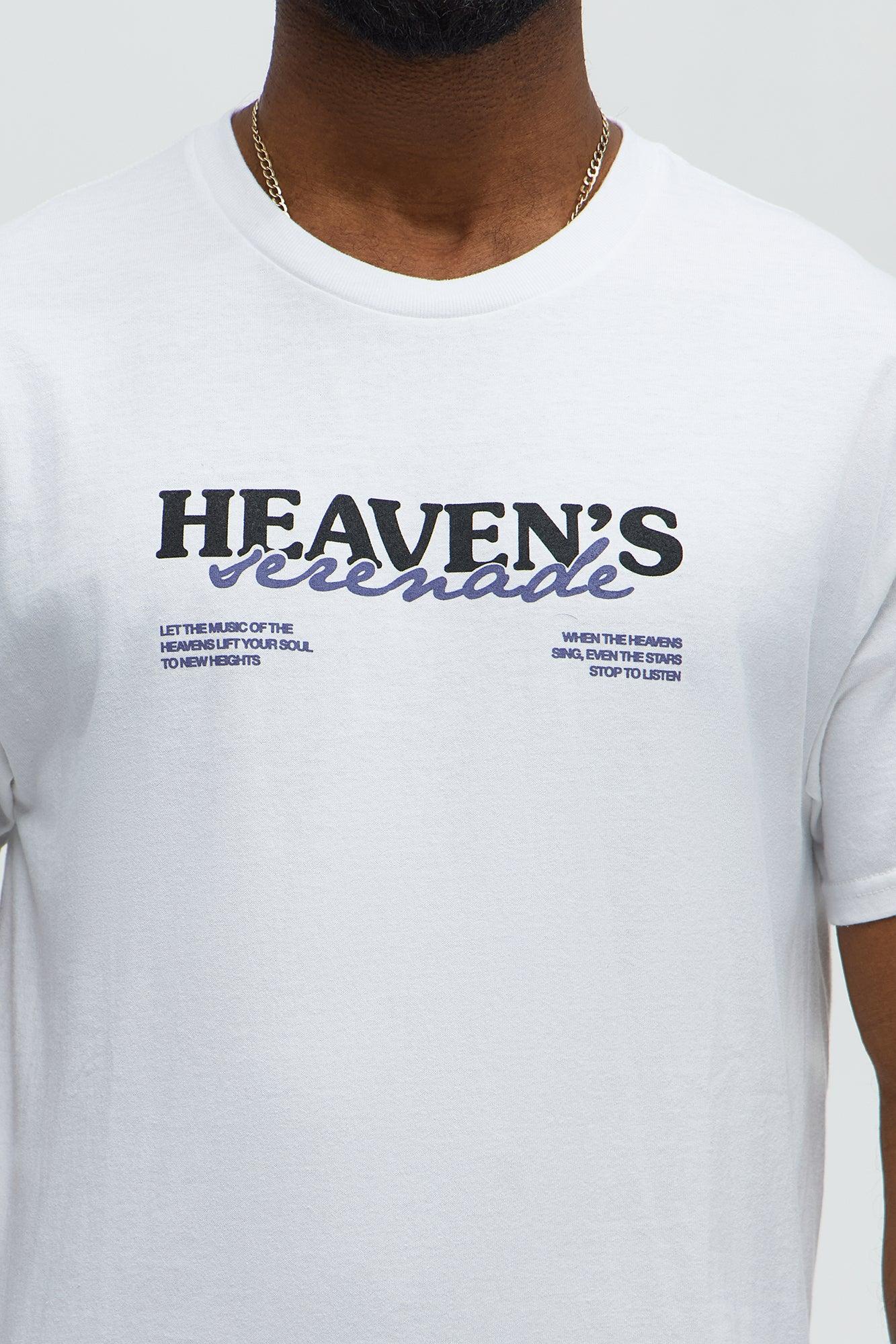 Heaven's Serenade Short Sleeve Tee - White Product Image