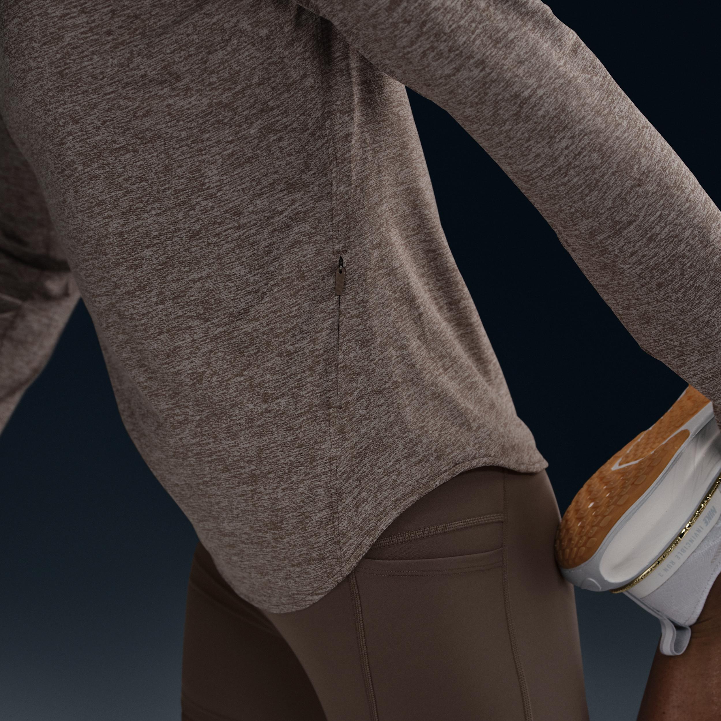 Nike Womens Swift Dri-FIT UV Long-Sleeve Crew-Neck Running Top | HQ0503-010 Product Image