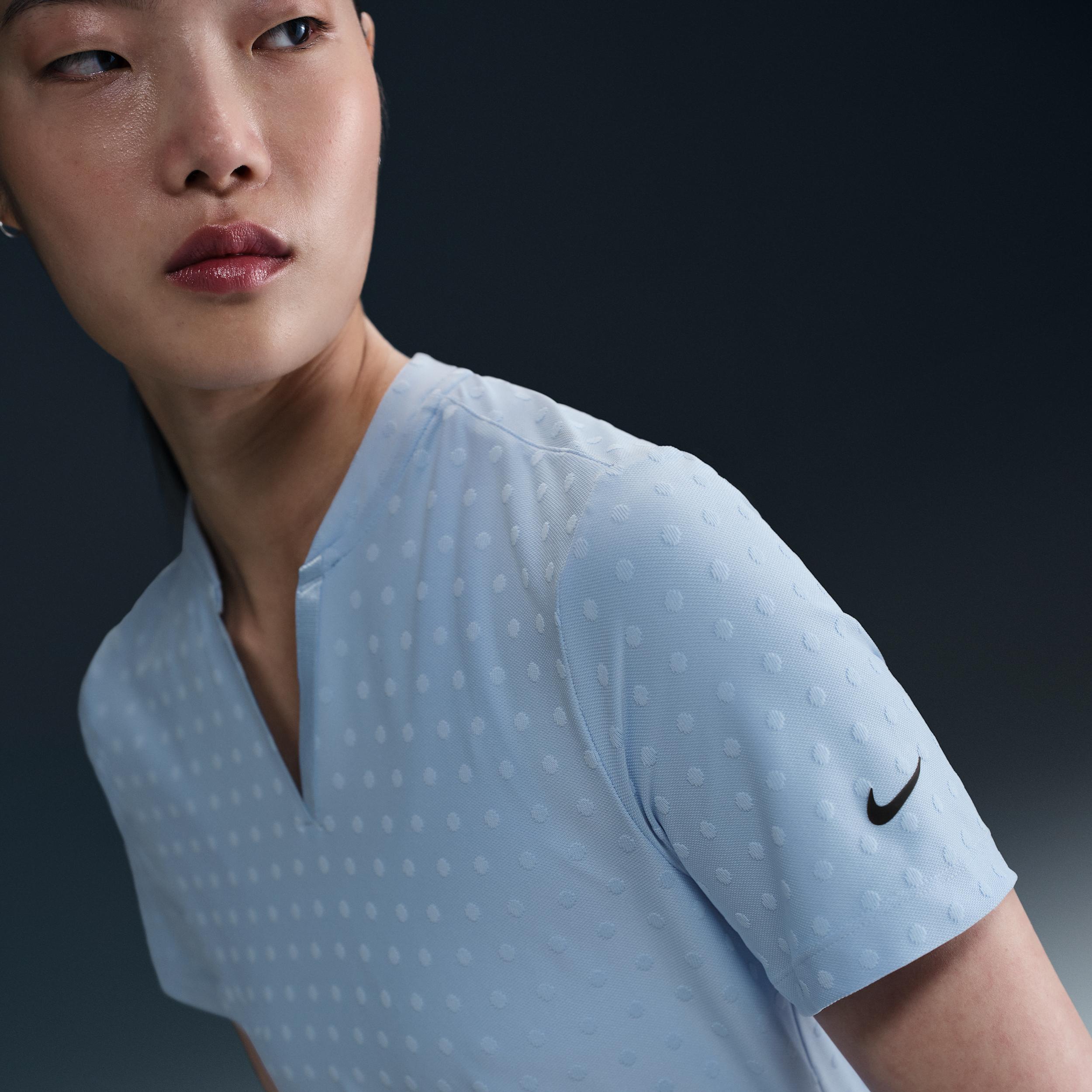 Nike Tour Women's Dri-FIT Short-Sleeve Blade Jacquard Golf Polo Product Image