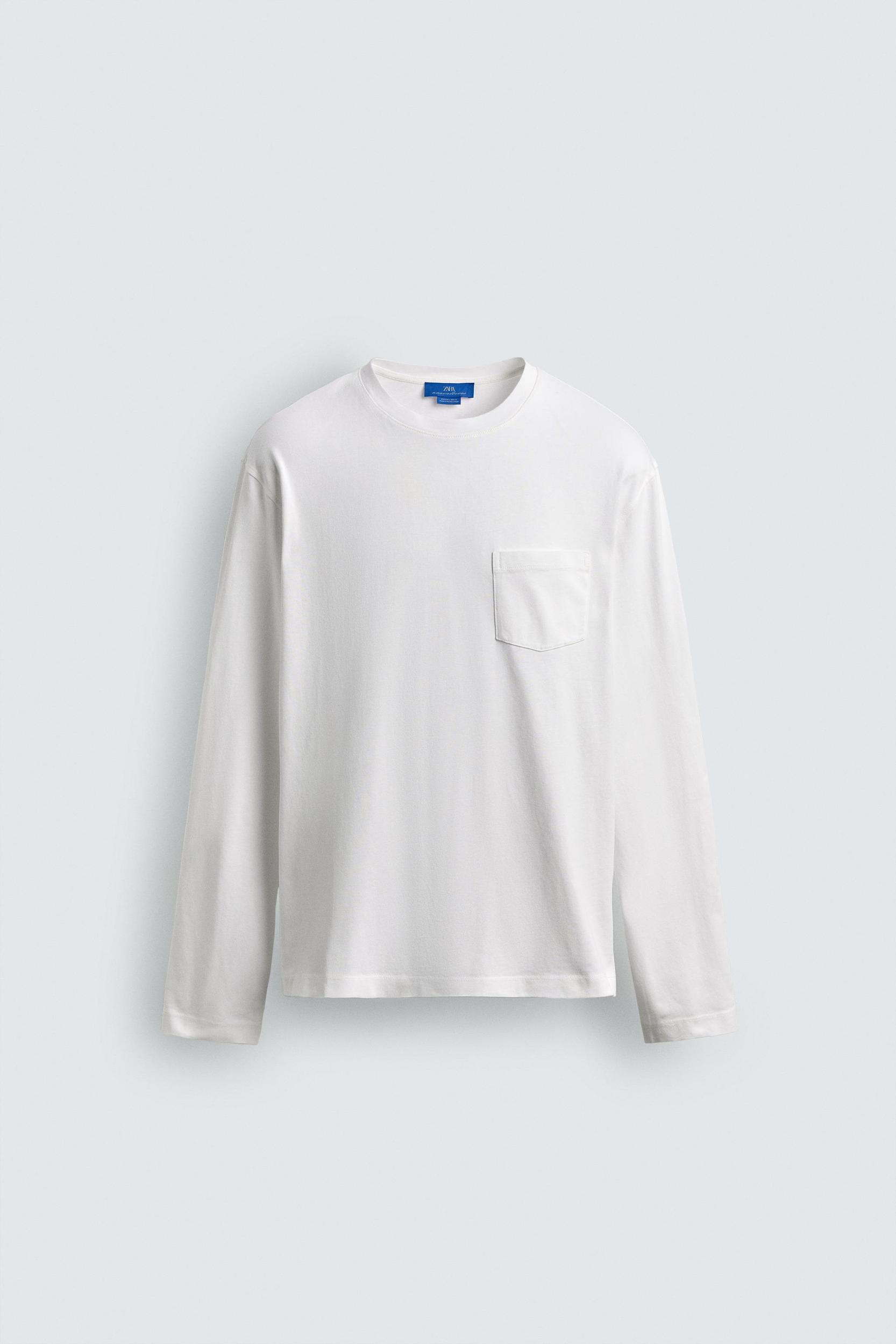 LONG SLEEVE POCKET T-SHIRT AARON LEVINE X ZARA Product Image