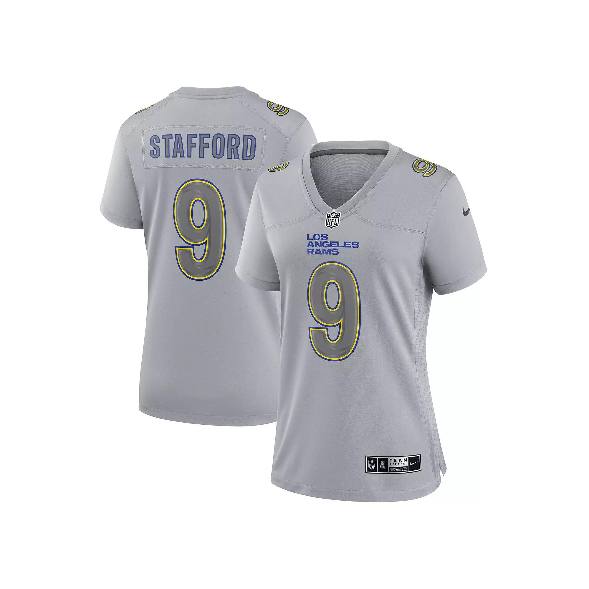 Women's Nike Matthew Stafford Gray Los Angeles Rams Atmosphere Fashion Game Jersey,  Product Image