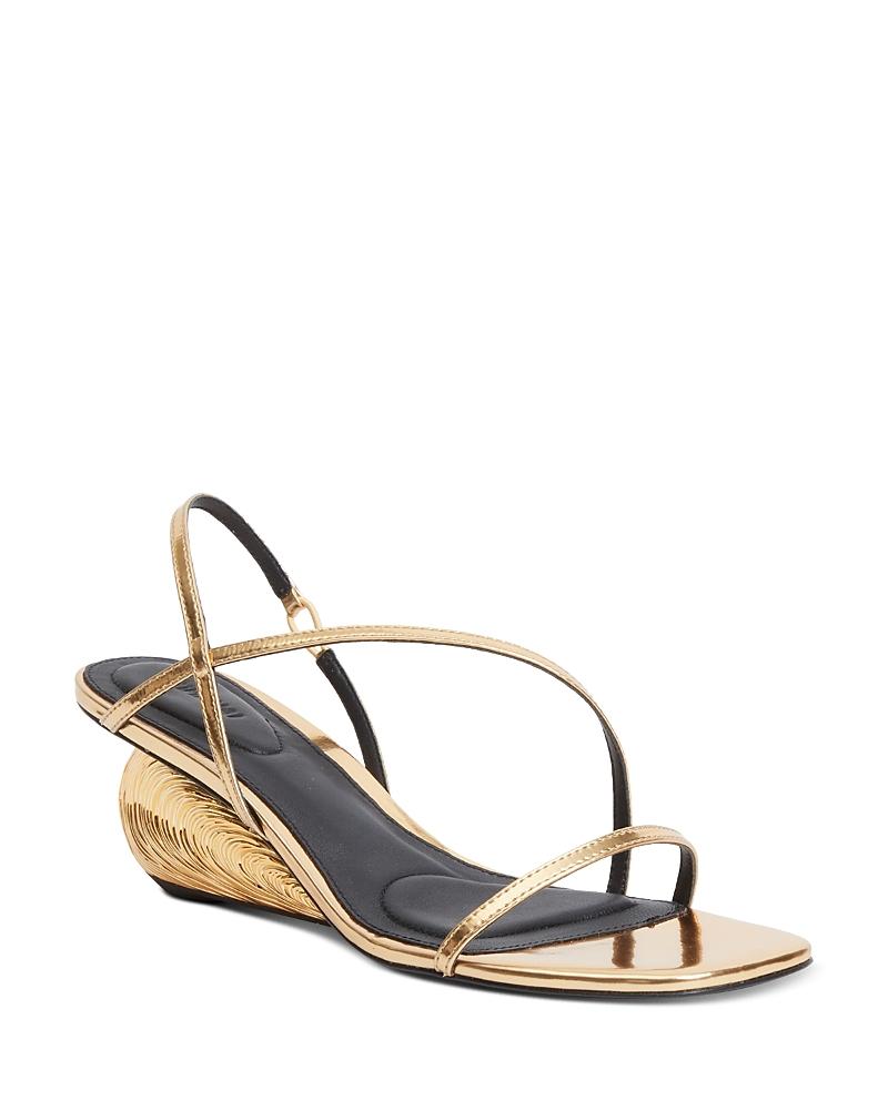 Simkhai Womens Bridget Oyster Wedge Sandals Product Image