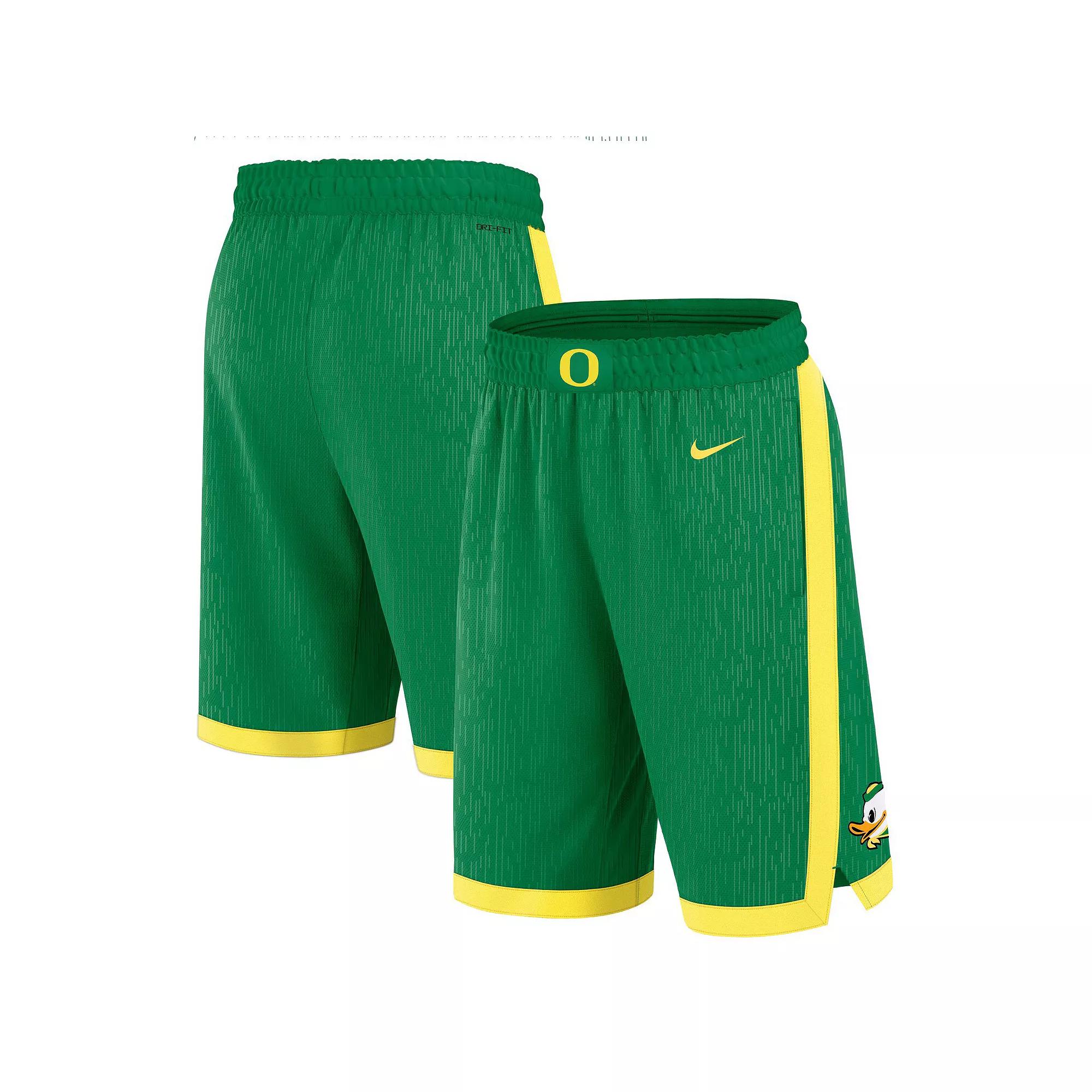 Men's Nike Green Oregon Ducks Road Replica Performance Shorts,  Product Image