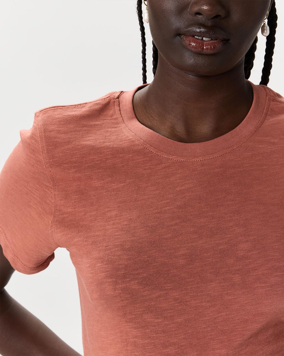 Quince | Women's Slub Crewneck T-Shirt Organic Cotton Product Image