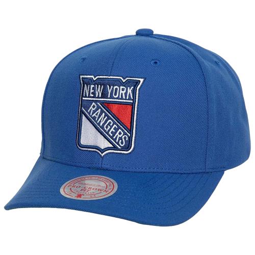 Men's Mitchell & Ness Blue New York Rangers Team Ground Pro Adjustable Hat, Ran Blue Product Image