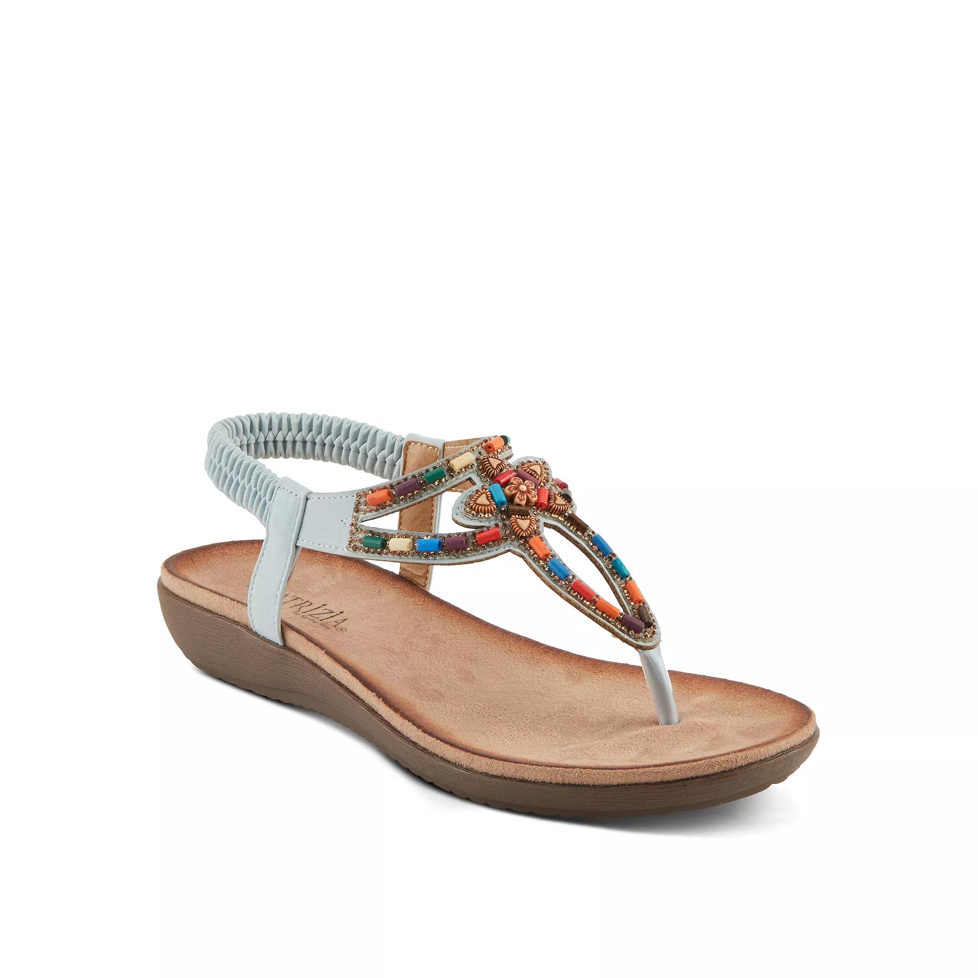 Patrizia Women's Decorative Thong Sandals, Size: 38, Blue Product Image