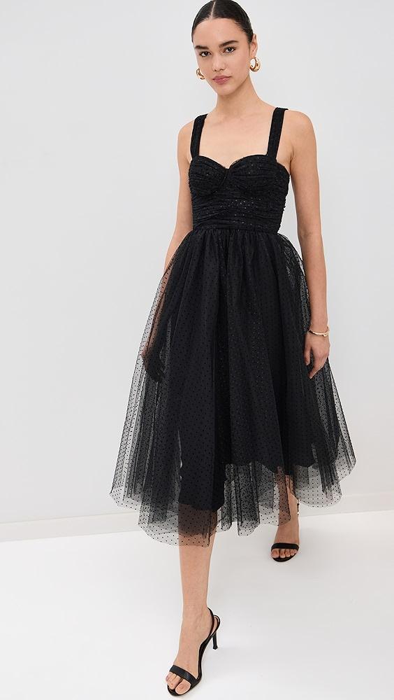 Zimmermann Tulle Midi Dress | Shopbop Product Image