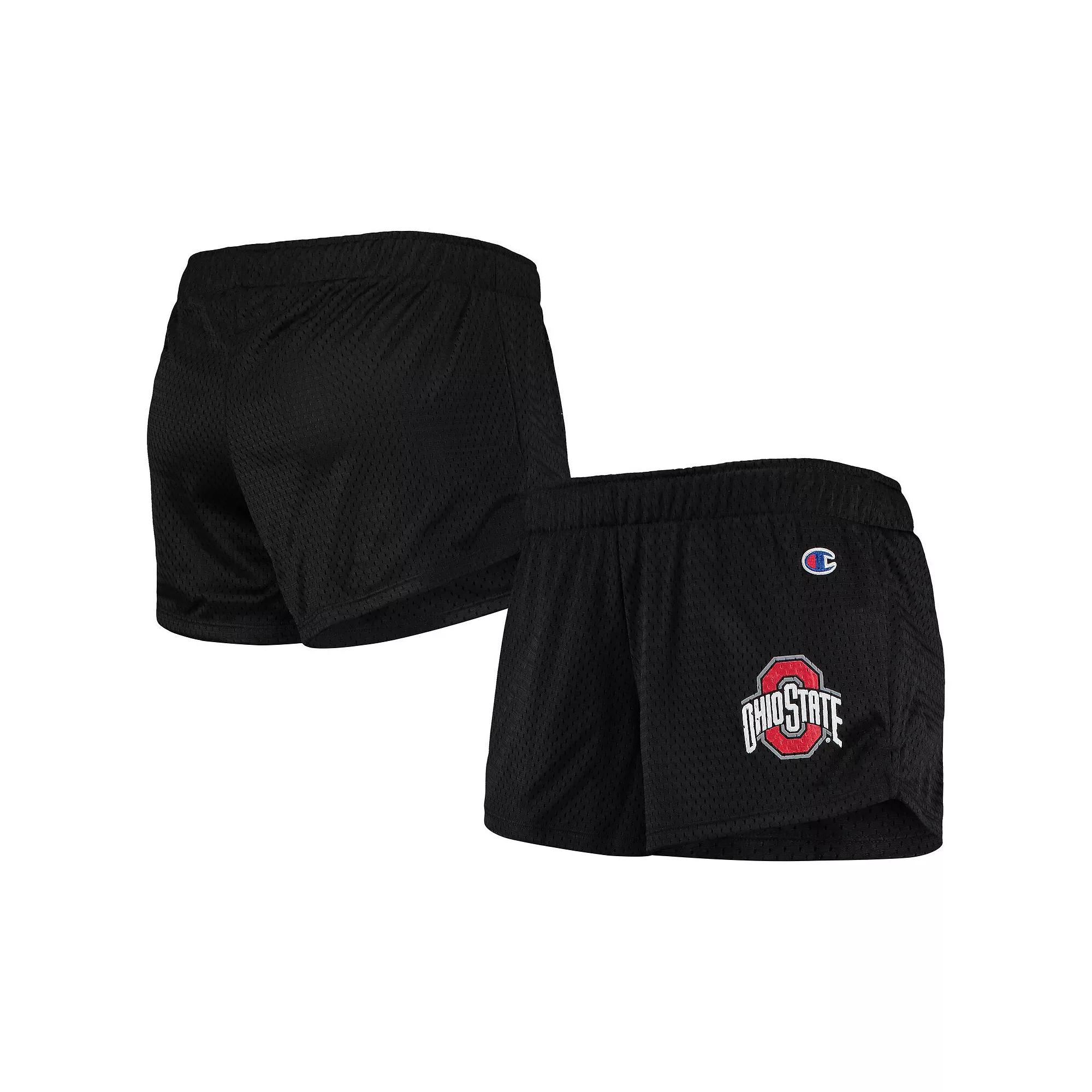 Women's Champion Black Ohio State Buckeyes Mesh Shorts, Size: Small Product Image