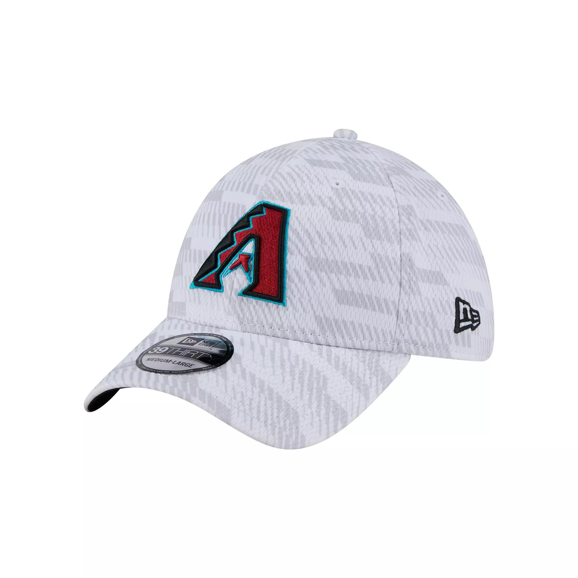 Men's New Era White Arizona Diamondbacks Graded 39THIRTY Flex Hat,  Product Image