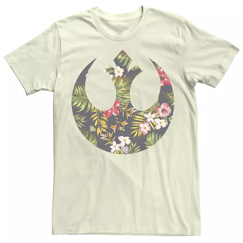 Men's Star Wars Rebel Alliance Crest Floral Fill Graphic Tee,  Product Image