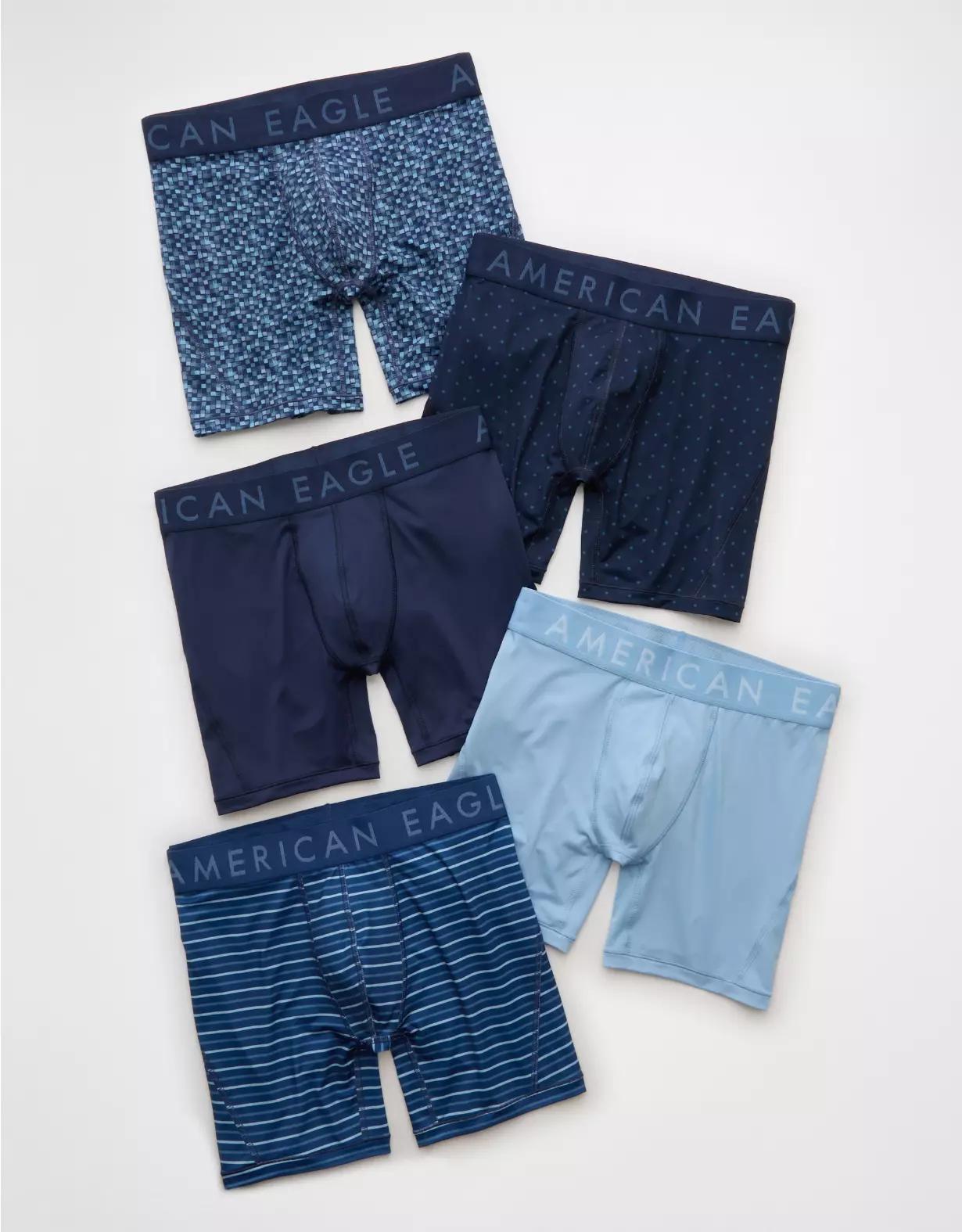 AEO Men's 6" Flex Boxer Brief 5-Pack Product Image