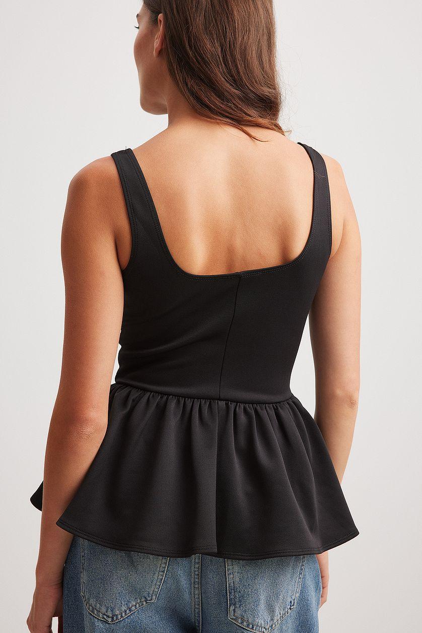 Peplum Jersey Top Product Image