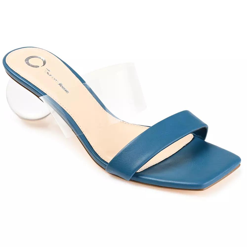 Journee July Tru Comfort Foam™ Women's Dress Sandals, Size: 7.5, Blue Product Image