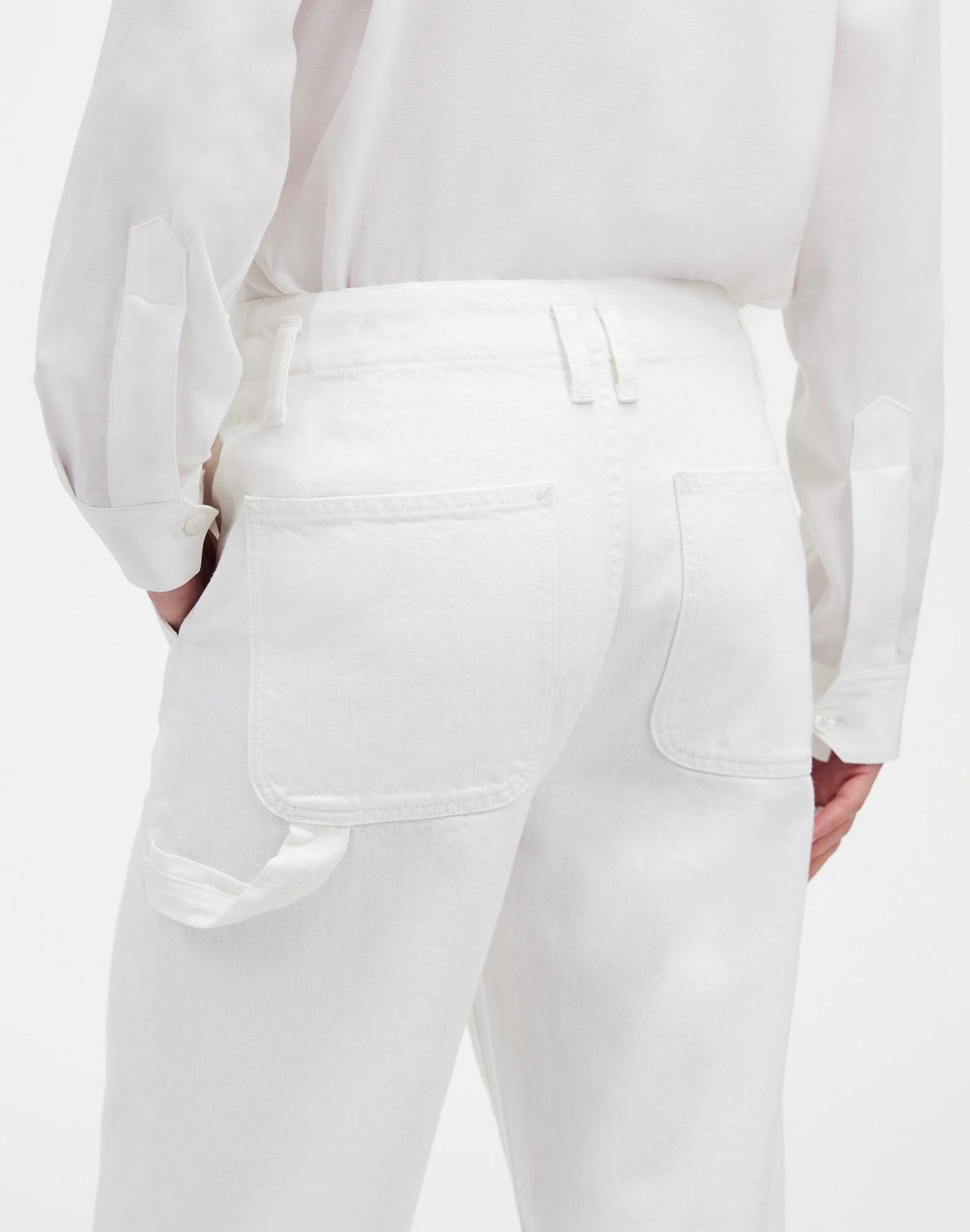 Alexa Chung for Madewell Workwear Jeans in True White Product Image