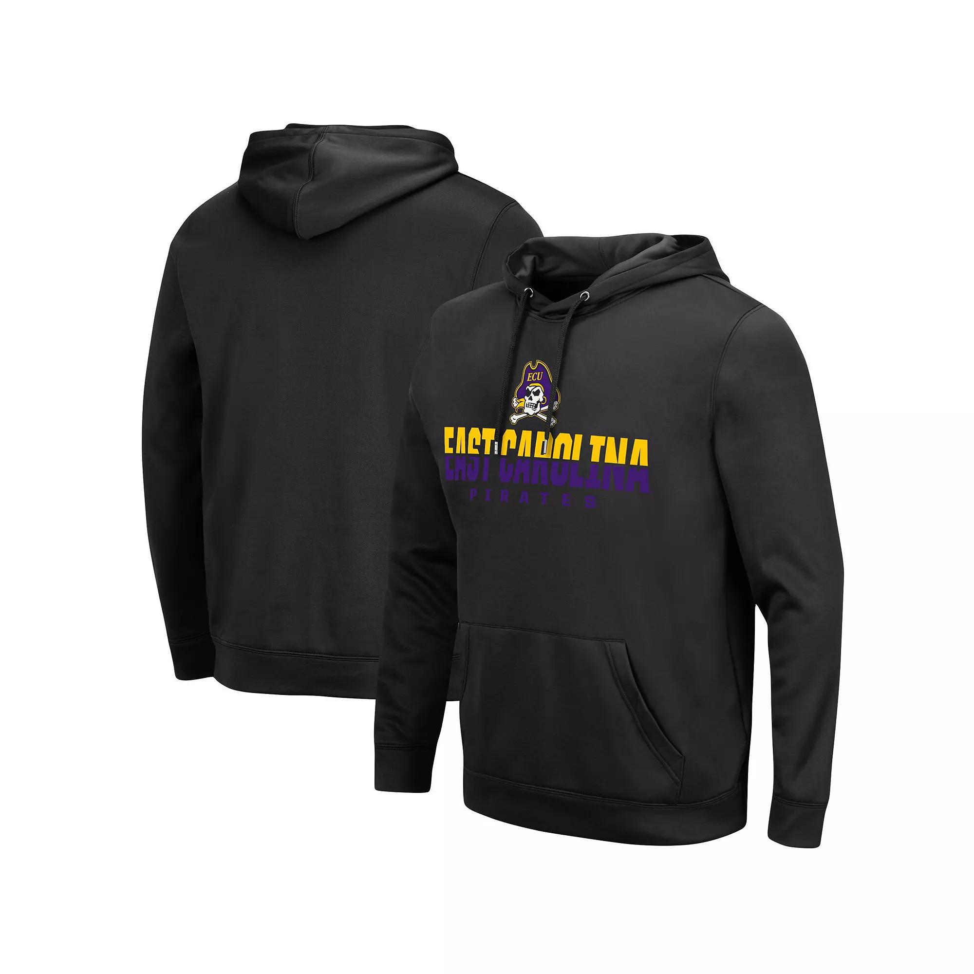 Men's Colosseum Black ECU Pirates Lantern Pullover Hoodie,  Product Image