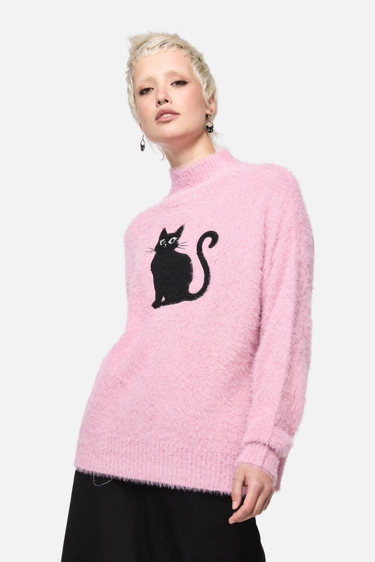 Catkins Boucle Knit Jumper Product Image