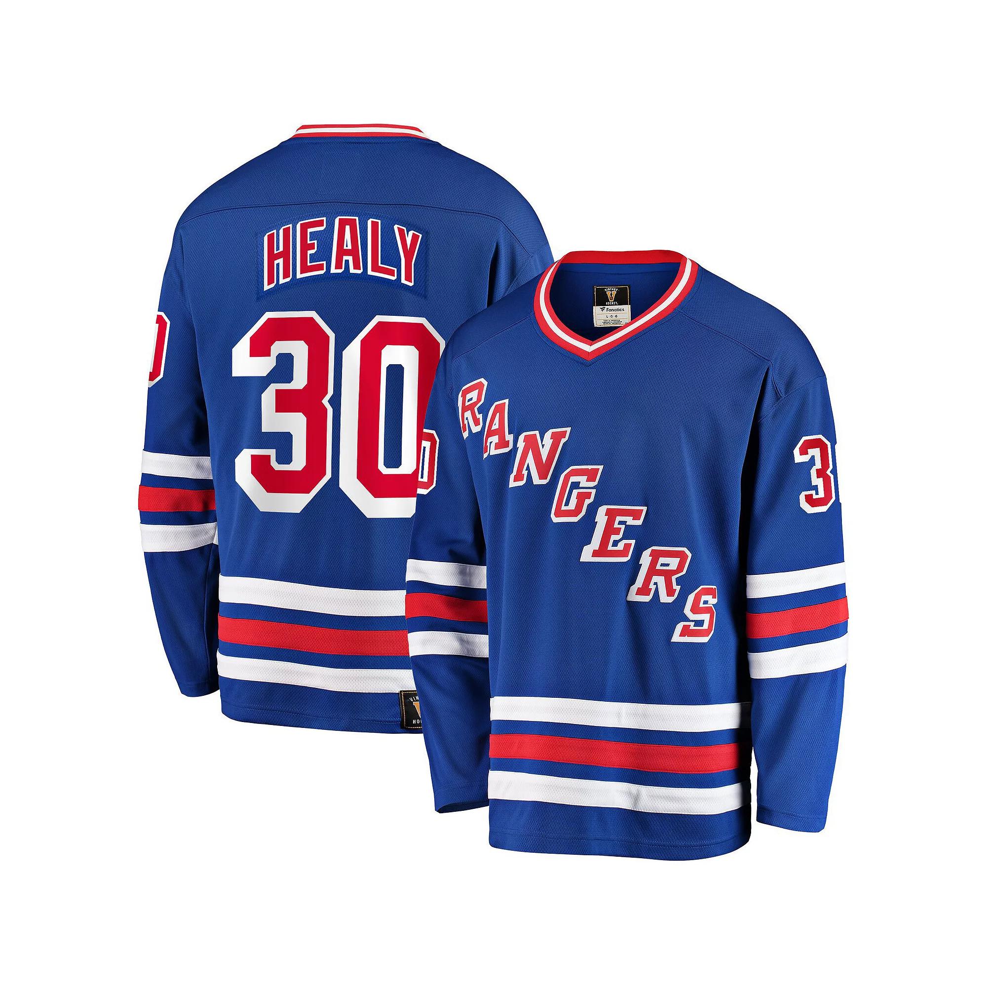 Men's Fanatics Branded Glenn Healy Blue New York Rangers Premier Breakaway Retired Player Jersey,  Product Image