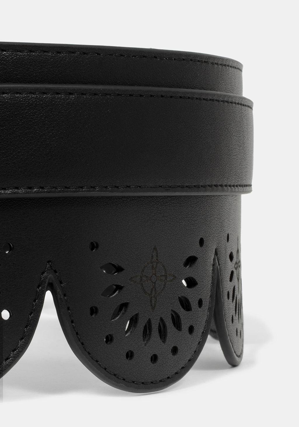 Atha Witches Knot Scallop Cut Out Waist Belt Product Image