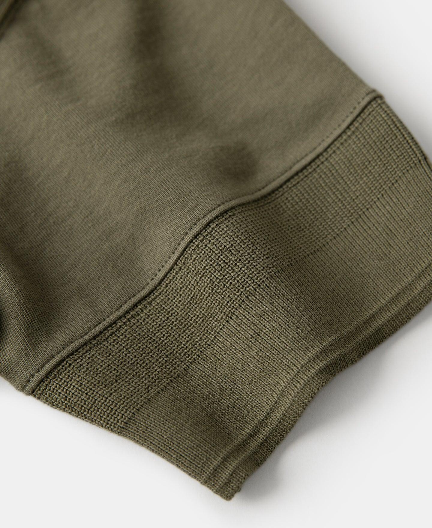 Vintage Short Sleeve Henley T-Shirt - Olive Product Image