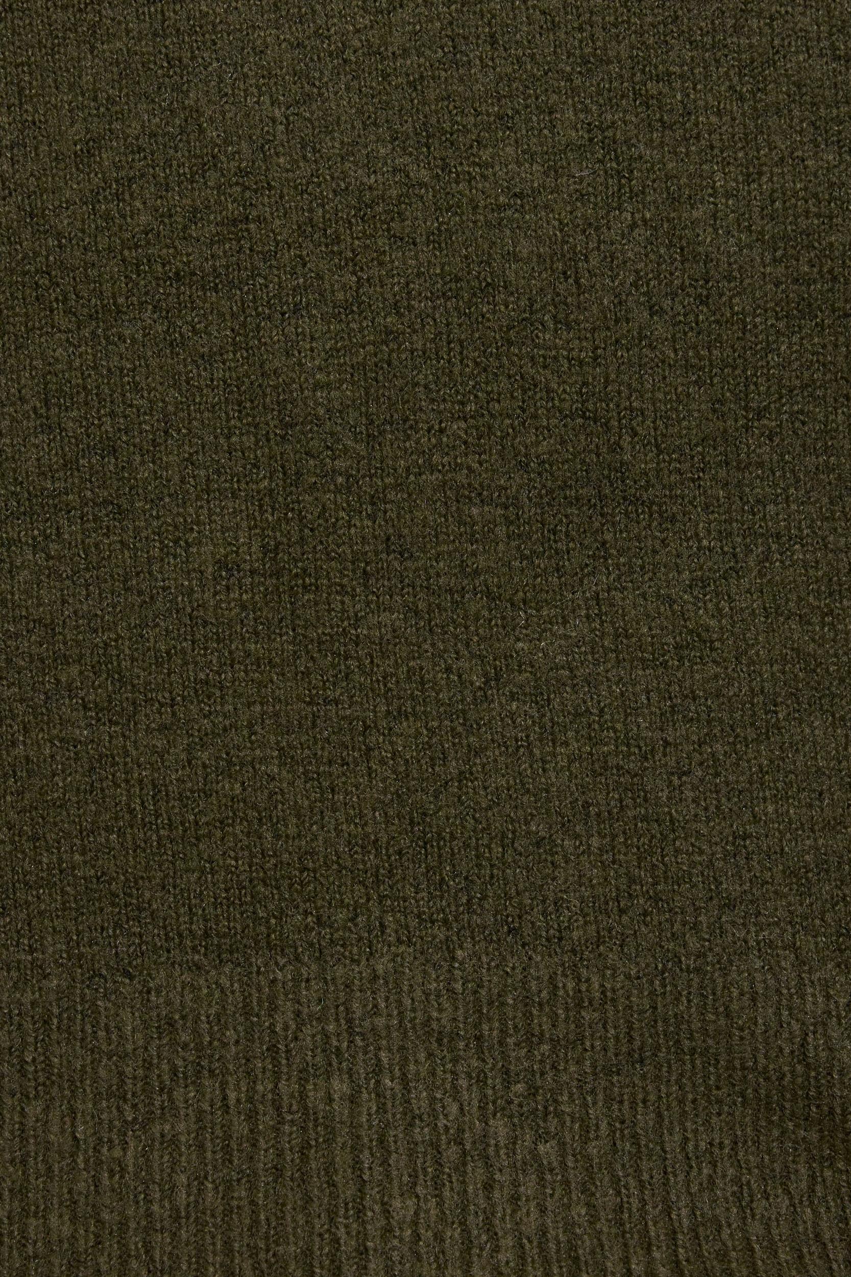 Long Sleeve Spongy Henley Sweater Product Image