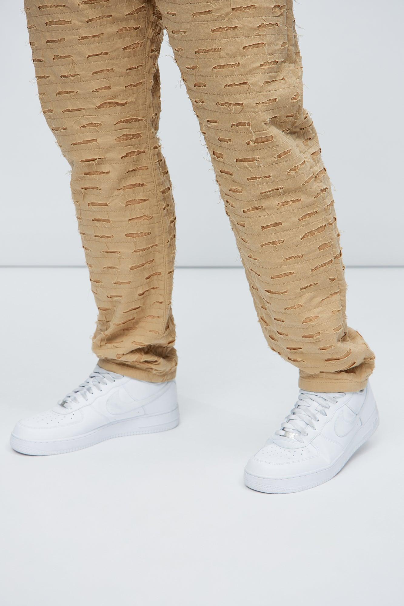 Stone Wall Slim Pants - Khaki Product Image