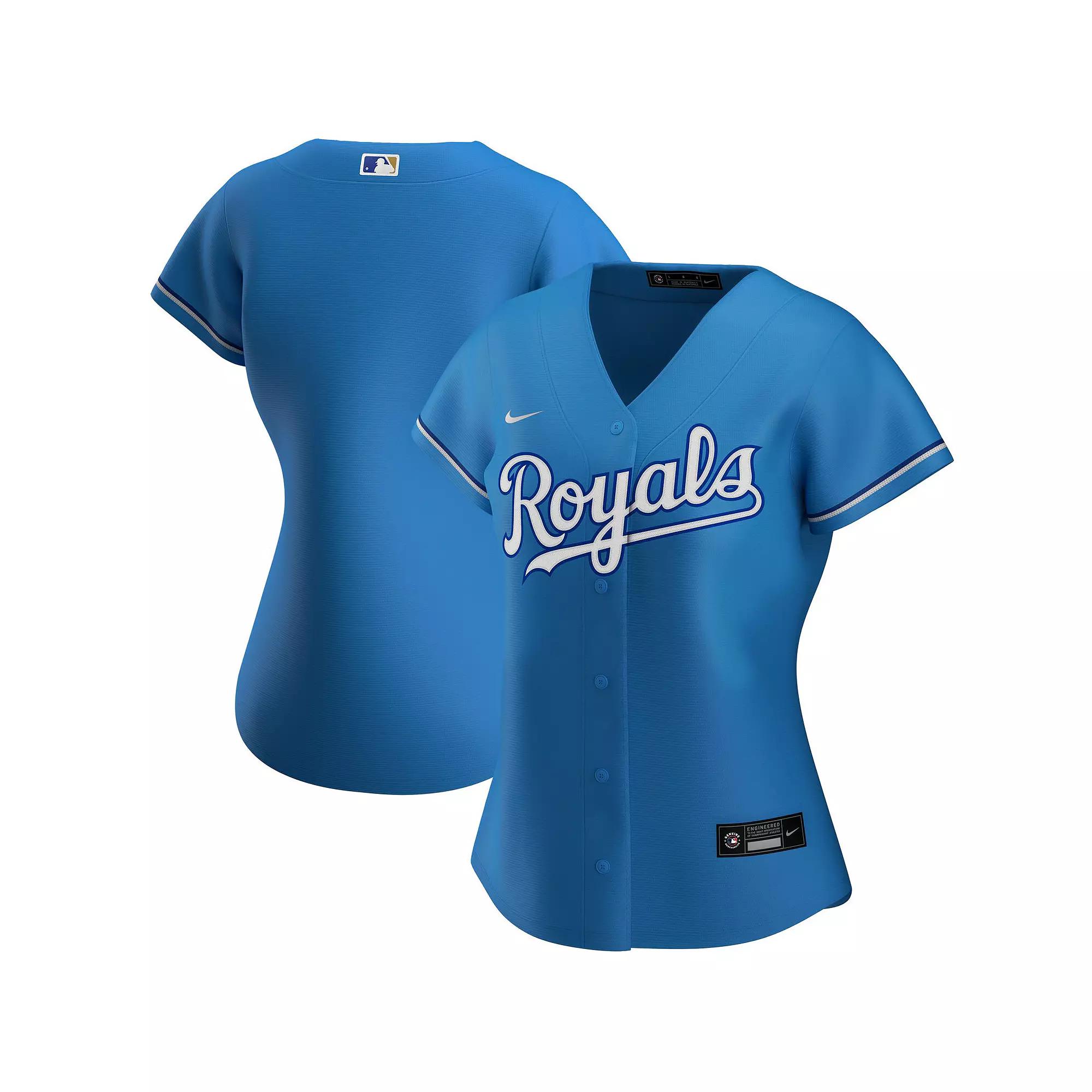 Women's Nike Light Blue Kansas City Royals Alternate Replica Team Jersey,  Product Image