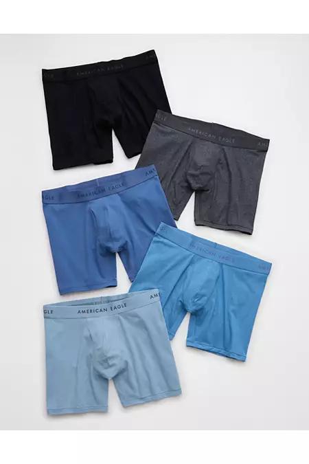 AEO Men's 6" Classic Boxer Brief 5-Pack Men's Product Image
