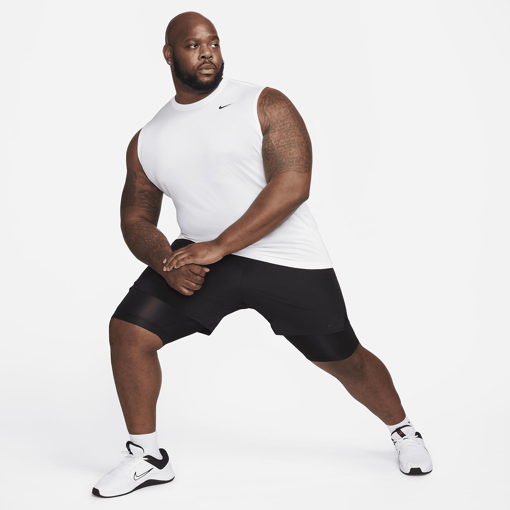 Nike Mens Dri-FIT Legend Sleeveless Fitness T-Shirt | DX0991-100 Product Image