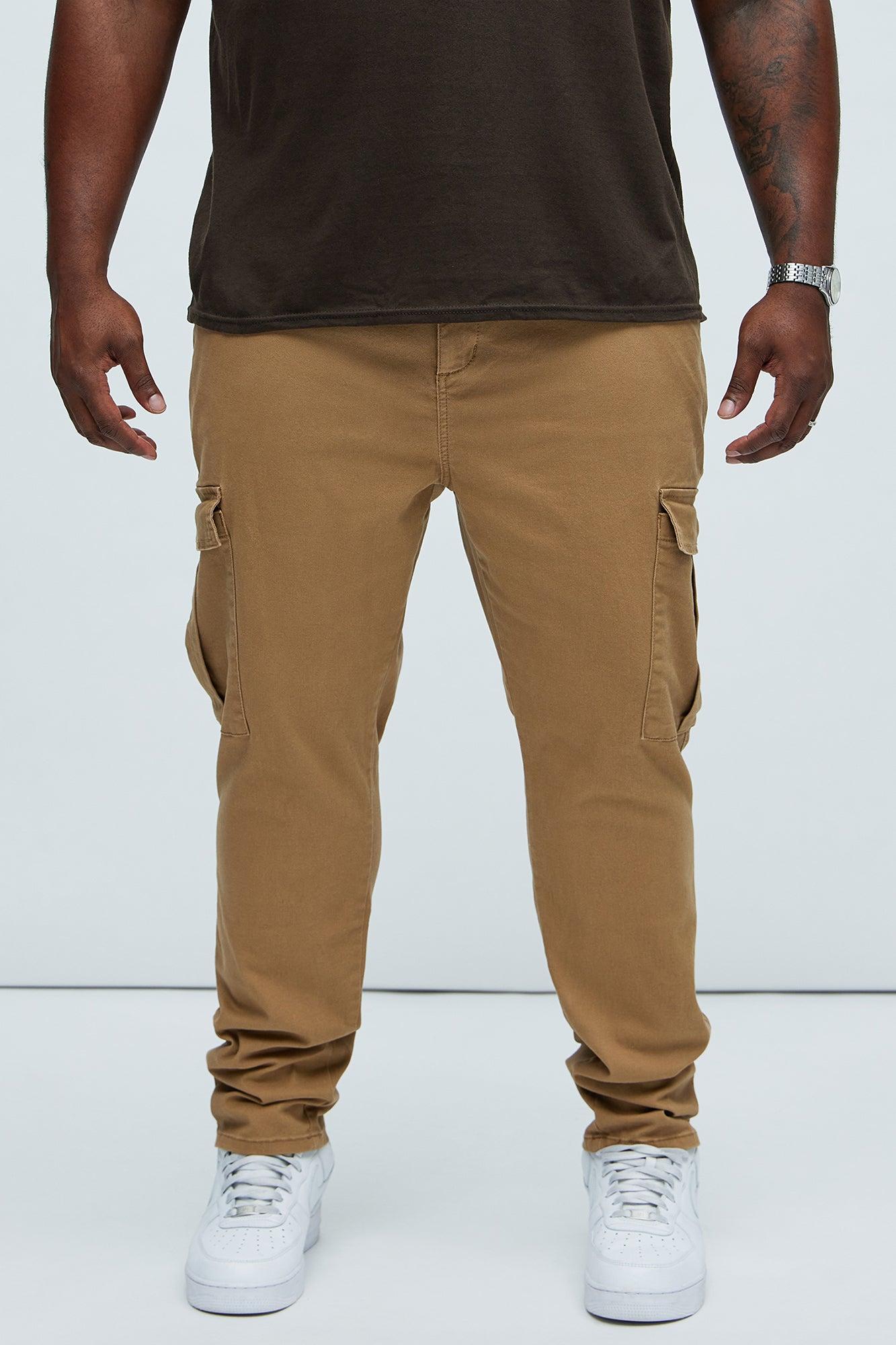 Kyle Slim Cargo Pants - Khaki Product Image