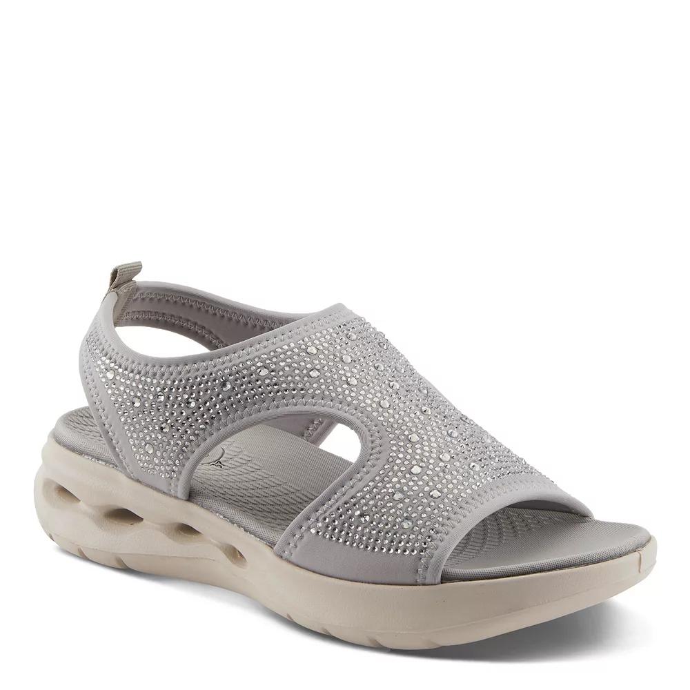 Flexus by Spring Step Gosselin Women's Ankle Strap Sandals, Size: 38, Gray Product Image