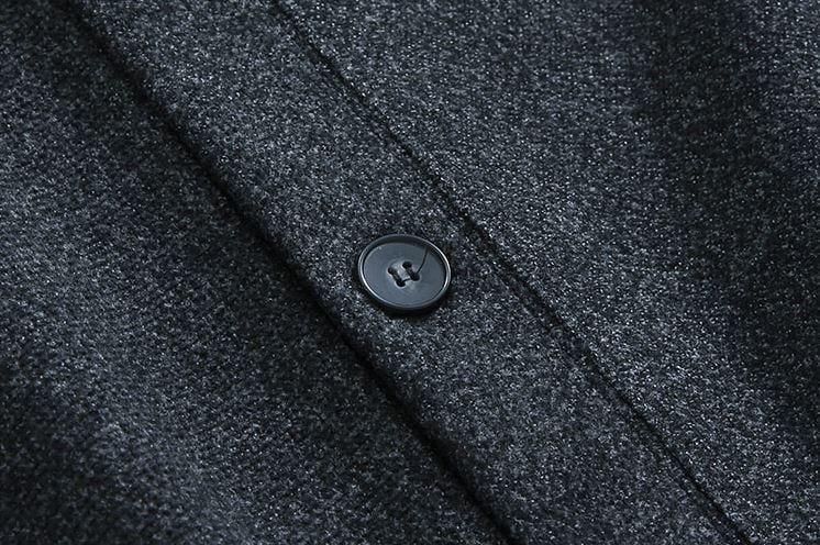 RT No. 5416 DARK GRAY KNITTED CARDIGAN JK Product Image