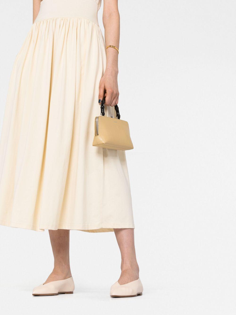 sleeveless flared midi dress Product Image