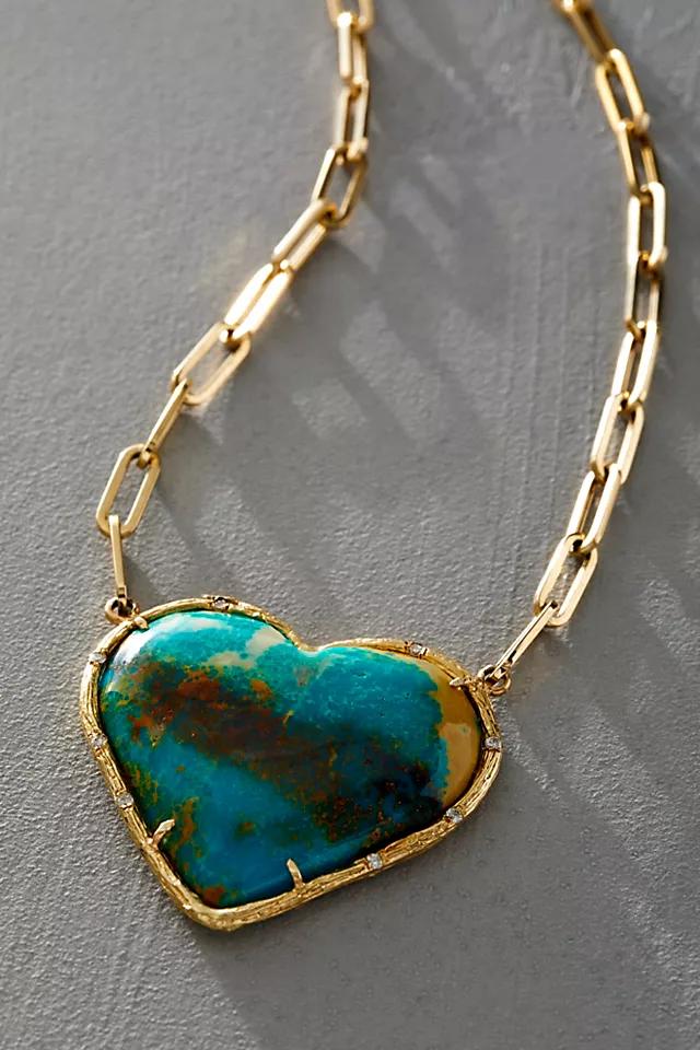 Elisabeth Bell Turquoise Love Necklace Product Image