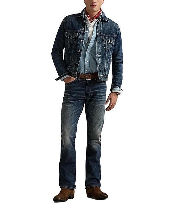 Polo Ralph Lauren Heritage Rider Distressed Jeans Product Image