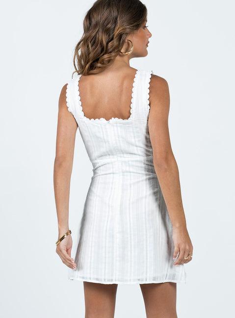 Dasha Mini Dress White Product Image