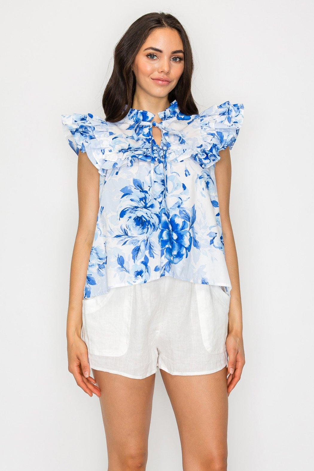 Sapphire Garden Top Product Image