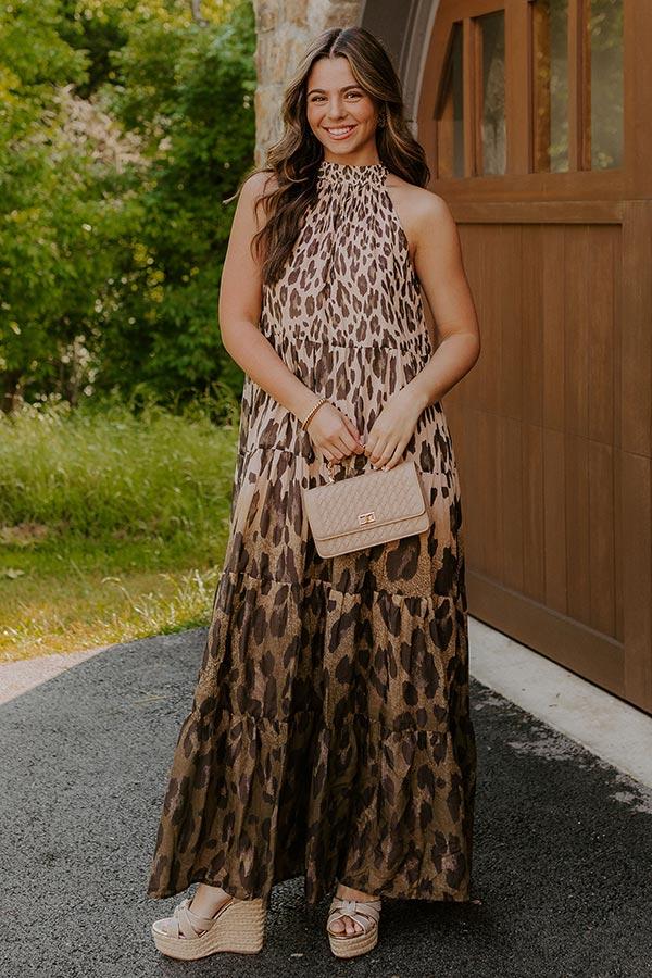 Urban Edit Leopard Maxi Dress Product Image