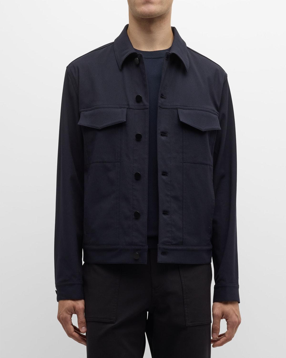 Mens River Twill Trucker Jacket Product Image