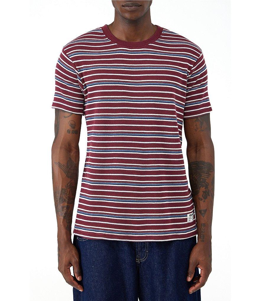 BDG Urban Outfitters Short Sleeve Waffle-Stripe T-Shirt Product Image