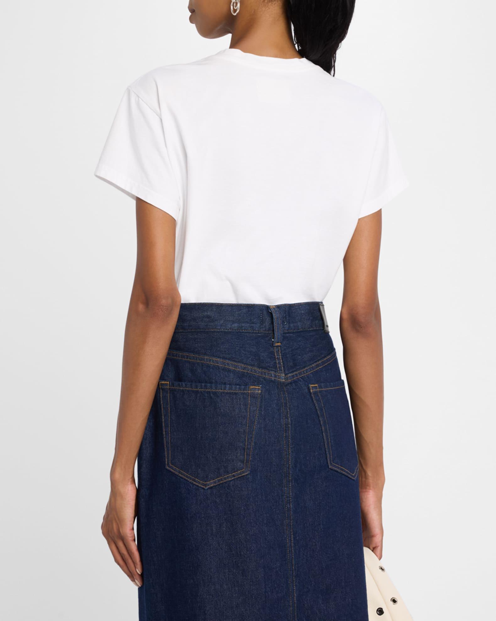 Maybelle Crewneck Cotton Tee Product Image