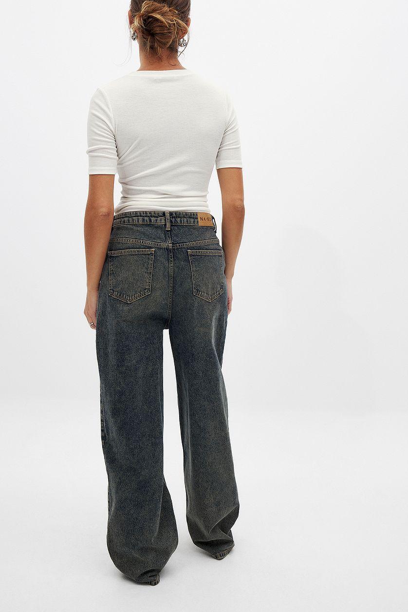 Wide Low Waist Jeans Product Image