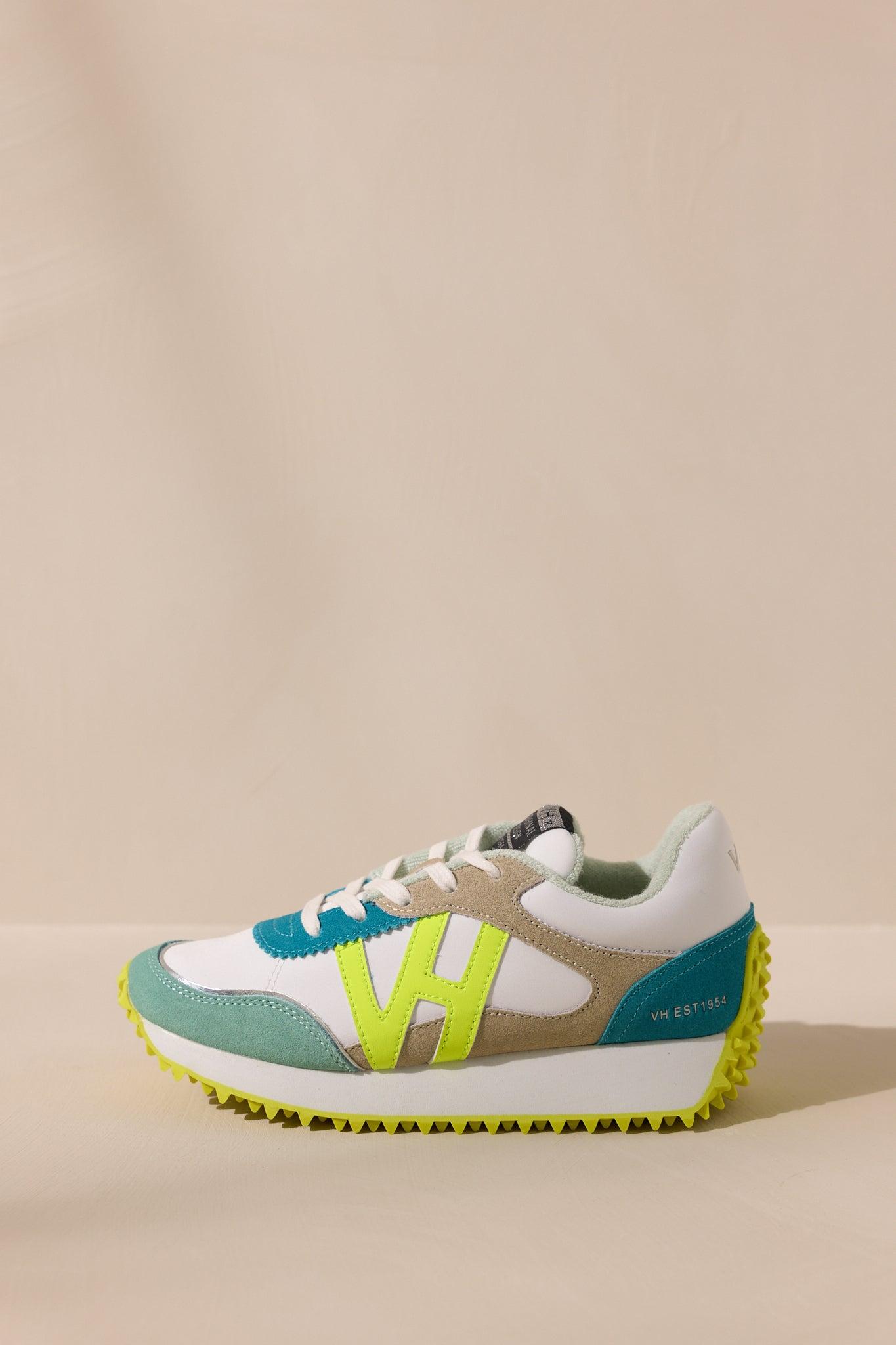 Vintage Havana Cosmic 5 Neon Yellow Multi Sneakers Product Image